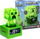 Paladone Minecraft Creeper Alarm Clock - Officially Licensed, in-Game Music & Night Light for Kids & Tweens, Gaming Room Accessory by TinyTreasures Baby Boutique