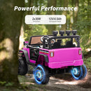 12V Kids Ride on Car Truck, Kids Electric Vehicles Car Ride on Toy for Toddlers w/Remote Control - Pink by TinyTreasures Baby Boutique