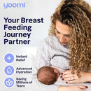 Breast Aid™ Soothing Cryogel Pads for Sore Cracked Nipples with HOCl, 10x Multiuse, Advanced Cooling Tech for Instant Relief & Repair, Rapid Hydration for Lasting Comfort for Breast Feeding Moms by TinyTreasures Baby Boutique