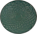 Sunnydaze Rennes Outdoor Ceramic Bird Bath - 22.5" H - UV- and Frost-Resistant - Glazed Bowl and Pedestal with Turquoise Finish by GreenHaven Gardens