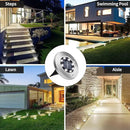 Aogist Solar Ground Lights 12 Packs, 8 LED Solar Garden Lights, Outdoor Solar Disk Lights, In-ground Outdoor Landscape Lights for Pathway Yard Walkway Patio Lawn Path (Cold White) by GreenHaven Gardens