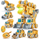 hahaland Toys for 5+ Year Old Boys - Take Apart Dinosaur Kids Toys Construction Vehicles 5 in 1 Transform into Dinosaur Robot STEM Building Toy for 5 6 7 8 Year Old Boys by TinyTreasures Baby Boutique
