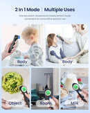 Forehead Thermometer for Adults and Kids, Digital Touchless Thermometer for Baby, Infants and Toddlers, 3 Color Fever Alarm,1s Fast Accurate Reading, Non Contact by TinyTreasures Baby Boutique