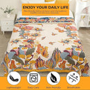Boho Large Throw Blanket 90" x 98",100% Cotton Soft Sofa Bed Throw-Floral Butterfly Decor Blanket Reversible Bohemian Luxury Throw for Couch Sofa Chair Travel by CozyNest Decor