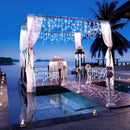 Icicle Lights for Outside, 33FT 400 LED Icicle Christmas Lights with 8 Modes 75 Drops, Waterproof Plug in Curtain String Lights for Outdoor Indoor House Yard Roof Wedding Decorations, White by GreenHaven Gardens