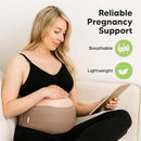 KeaBabies Maternity Belly Bands for Pregnant Women - Soft & Breathable Pregnancy Belly Support Band, Adjustable Maternity Belt for Back, Pelvic Support, Comfortable, Easy to Use (Warm Tan, M/L) by TinyTreasures Baby Boutique