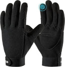COOLJOB Thorn Proof Garden Gloves with Touchscreen Fingers for Men, Rose Pruning Work Gloves with Palm Cushion for Gardener, Farmer and Landscaper (Black 1 Pair XL) by GreenHaven Gardens