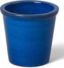 Emissary Round Stoneware Planter (Parent SKU 12012) (Blue, 8" D x 7" H) by CozyNest Decor