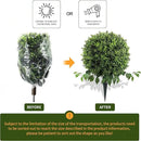 28" Artificial Boxwood Ball Bush, UV Resistant Topiary Tree Faux Boxwood Ball Shaped Porch Bushes with Ground Spike Artificial Bushes for Outdoors Front Door Decor Home Garden by GreenHaven Gardens