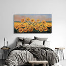 Yuaxker Large Sunflower Wall Decor Yellow Aesthetic Floral Canvas Painting Unique Flower Printed Wall Art Artwork for Living Room Bedroom Dining Room Office Home Decor 30x60inch by CozyNest Decor