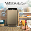 Portable Washing Machine 2.3 Cu. Ft. Full-Automatic Compact Washer Machine for Apartment, 10 Wash Program Small Portable Washer for Dorm, Apartment, RV, Home, Golden by CozyNest Decor