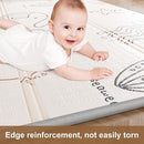 59x59 Baby Play Mat, Foldable Baby Mat for Floor Tummy Time and Crawling Mat, Waterproof & Anti-Slip Reversible Portable Play Mat for Toddler Infant by TinyTreasures Baby Boutique