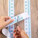 Tatuo Growth Chart Wall Labels Height Indicator Tape Ruler Growth Chart Decor Height Indicator Adhesive Ruler for Home Room Measuring(Blue) by TinyTreasures Baby Boutique