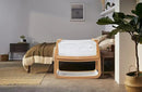 SnuzPod 4 Rocking Baby Bassinet Bedside Sleeper - Lightweight, Portable Bedside Bassinet, Lift Off Crib, Zip Down Wall, 3D Breathable Mattress, 6 Height Settings and Comfort Incline Mode, Natural by CozyNest Decor