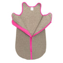 baby deedee Sleep Nest Fleece Baby Sleeping Bag, Wearable Blanket, Mocha Hot Pink, 6-18Month by TinyTreasures Baby Boutique