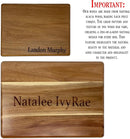Gifts for Mom Birthday Unique - Wooden Keepsake Box with Names, Personalized Mothers Day Gifts from Son Acacia Wood Storage for Memories, Grandma Keepsake Box, Gift for Mom Bday, 11.5x8.5x5.5 in by TinyTreasures Baby Boutique