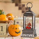 Fall Snow Globe Red Truck Lantern, Glitter Lighted Snow Globes Fall Decorations for Home, Light Up Snowglobe Fall Décor by CozyNest Decor