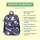 Wildkin ECO rPET Kids Backpack – Recycled, Padded, Adjustable for School & Travel – Wildflower Bloom by TinyTreasures Baby Boutique