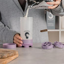 Formula Dispenser - Replaces Hand Scooping - Add Desired Amount with a Few clicks - Baby Formula Container to go - 10ounces Baby Milk Powder Storage - for Home & Travel by TinyTreasures Baby Boutique
