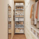 8 Tier 2000 lbs Storage Rack Metal Wire Shelving Unit, Storage Standing Shelf Organizer for Laundry Bathroom Kitchen Pantry Closet Garage Utility Room, Chrome 13.8" D x 23.6" W x 79.5" H by CozyNest Decor