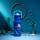 Zak Designs Harmony Sonic the Hedgehog Water Bottle for Travel or Home, 20oz Recycled Stainless Steel is Leak-Proof When Closed and Vacuum Insulated with Straw Lid and Carry Handle (Sonic & Friends) by TinyTreasures Baby Boutique