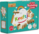 Kraftic Woodworking Building Kit for Kids and Adults, with 6 Educational Arts and Crafts DIY Carpentry Construction Wood Model Kit Toy Projects for Boys and Girls by GreenHaven Gardens