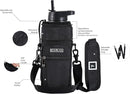 IRON °FLASK Carrier, Holder, Sleeve - Fits Insulated Stainless Steel Sports Water Bottle, Adjustable Shoulder Strap, Holder Bag Case Pouch Cover by TinyTreasures Baby Boutique