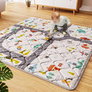 Car Portable Baby Play Mat 50x50 Playpen Mat Upgraded Thicken Baby Floor Play Mat Non-Slip Cushioned Crawling Mat Waterproof Activity Playmats for Babies Toddlers Infants (50x50, Letter Car) by TinyTreasures Baby Boutique