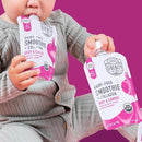 Serenity Kids 6+ Months Dairy-Free Smoothie Baby Food Pouch - USDA Organic - Grass Fed Collagen Protein - 3.5 Ounce BPA-Free Pouch - Beet & Carrot - 6 Count by TinyTreasures Baby Boutique