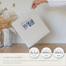 Premium Scrapbook Album – Acid-Free Photo Album with Writing Space – 100 Pages for Size 4x6 – Holds 500 Photos – Wedding, Baby, Travel & Family Memories by TinyTreasures Baby Boutique
