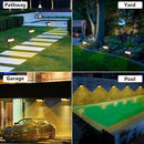 Toodour Solar Spot Light Outdoor, 6 Pack Solar Lights Outdoor with 2 Modes, Waterproof Solar Powered Flood Lights Landscape Lighting for Yard Garden Home Pathway Walkway Outdoor Decor - Warm White by GreenHaven Gardens