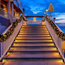12 Pack Solar Stair Lights Outdoor Stair Lights with Waterproof IP67 LED Solar Light for Outside Light Decor for Stair, Deck, Front Step, Front Porch, Patio, Garden and Backyard by GreenHaven Gardens