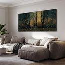 SIGNWIN 36"x72" Extra Large Framed Wall Art Magical Firefly Forest at Twilight, Enchanted Nature Scene for Home Living Room Bedroom Decor (Frame Assembly Required) by CozyNest Decor