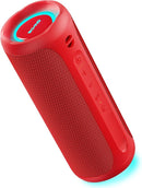 SOWO Portable Bluetooth Speaker, Waterproof IPX7, 25W Loud Wirelss Speaker with Big Audio and Punchy Bass, Outdoor Bluetooth for Party, Beach, Travel, Girls Gifts - Red by TinyTreasures Baby Boutique