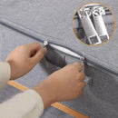 Under the Bed Storage Bins, 31.5 x 15.7 x 5.9 Inch Closet Organizers with Reinforced Handles for Blanket, Sheets, Pillows, Towels, Shoes, Grey, 2 Pack by CozyNest Decor