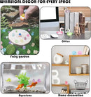 150pcs Mini Resin Animals Figures to Hide Luminous Tiny Animals Ducks Dinosaurs Flamingos Miniature Figurines Glow in the Dark for Fairy Garden Dollhouse Landscape Aquarium Potted Party Favor Decor by GreenHaven Gardens