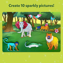 Skillmatics Foil Fun - Animals Mega Pack, No Mess Art for Kids, Craft Kits & Supplies, DIY Creative Activity, Travel Toys, Gifts for Boys & Girls Ages 4, 5, 6, 7, 8, 9, Travel Toys by TinyTreasures Baby Boutique
