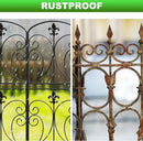 Skcoipsra Decorative Garden Fence 10 Pack, 37.5in(H) x 10.8ft(L) Animal Barrier Fence, Rustproof Metal Fencing for Yard, Dog Rabbits Wire Section Garden Edging Border for Yard Patio Garden, Arched by GreenHaven Gardens