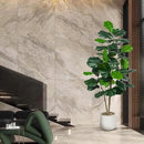 Artificial Fiddle Leaf Fig Tree 5FT, Large Realistic Faux Ficus Lyrata Plant with Pot Large Faux Plant for Indoor Outdoor Home, Office, Living Room, Bathroom Decor by CozyNest Decor