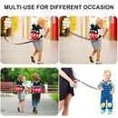 CZSYZCZS Toddlers Leash + Anti Lost Wrist Link Child Kids Safety Harness Kids Walking Wristband Assistant Strap Belt (black red) by TinyTreasures Baby Boutique