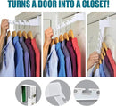 Wonder Hanger Over The Door 3-Pack Organizer for Clothes Hangers, Space-Saving Cascading Hanger Hooks, White by CozyNest Decor