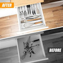 Kitchen Silverware Drawer Organizer and Storage Deep Cookware Utensil Cutlery Rack Office Drawer Organizer Tray Amazon Basics Kitchen Home Gadgets Rv Storage Solutions Wedding Registry Must Haves 2025 by CozyNest Decor
