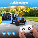 24V Kids Toddler Ride On Truck Electric Car Kids Ride On Truck Car Electric Jeep Off-Road Truck for Parent Remote Control LED Lights Music Powerful Wheels for Ages 3+(Blue) by TinyTreasures Baby Boutique