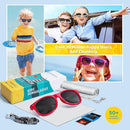 RIVBOS Kids Sunglasses Polarized UV Protection Flexible Rubber Glasses Shades with Strap for Boys Girls RBK004 by TinyTreasures Baby Boutique