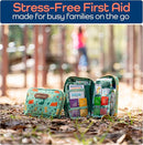 KeepGoing Travel First Aid Kit for Kids – 130 Pc. for Car, Home, Purse, Diaper Bag & Backpack with Latex-Free Bandages - Mini First Aid Kit Travel Size TSA-Approved by TinyTreasures Baby Boutique