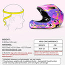 Kids Bike Helmet with Chin Guard, Adjustable Detachable Children’s Full Face Helmet for Girls and Boys, Cycling Helmets Skateboard, Scooter by TinyTreasures Baby Boutique
