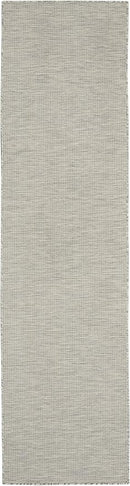 Nourison Positano Light Grey 2' x 6' Area Rug Easy Clean, Non Shedding, Bed Room, Living Room, Dining Room, Kitchen (6' Runner) by CozyNest Decor