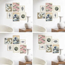 HAUS AND HUES Natural Wood Picture Frames - Set of 6 Frame Sets for Wall Collage, Gallery Wall Frame Set Assorted, Picture Frame Sets for Wall Collage (Two 8x10, Two 11x14, Two 12x16 Beige Frame) by CozyNest Decor