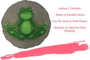 Spoontiques - Garden Décor - Yoga Frog Stepping Stone - Decorative Stone for Garden by GreenHaven Gardens