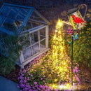 Solar Lights Outdoor Decorative, 39.4'' Metal Solar Watering Can Lights with Red Cardinal, Waterproof Garden Stake for Yard Lawn Patio Pathway Landscape, Gardening Gifts for Mom Grandma Women by CozyNest Decor